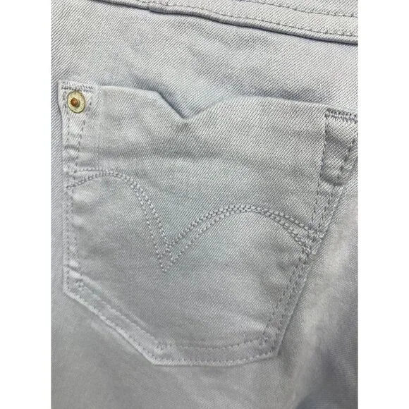 Levis Jeans Size 5 Blue Legging Crop Length Light Wash Skinny Stretch Women New - Picture 6 of 7